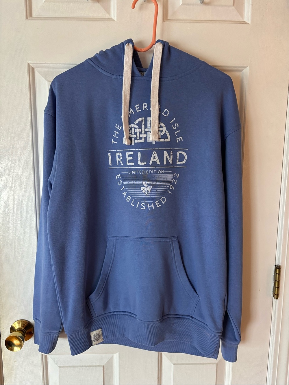 Ireland Graphic Hoodie - Periwinkle Blue